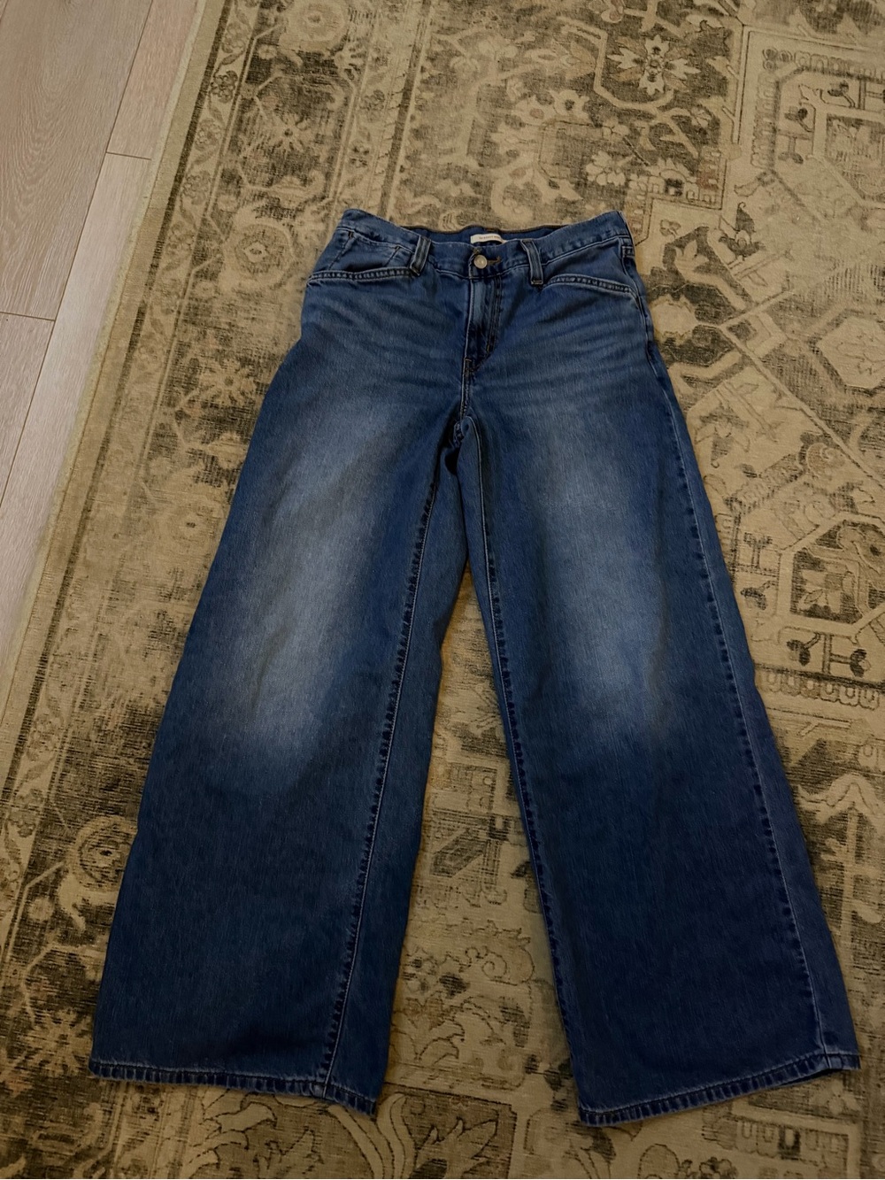 LEVI Baggy Wide Leg Denim Jeans